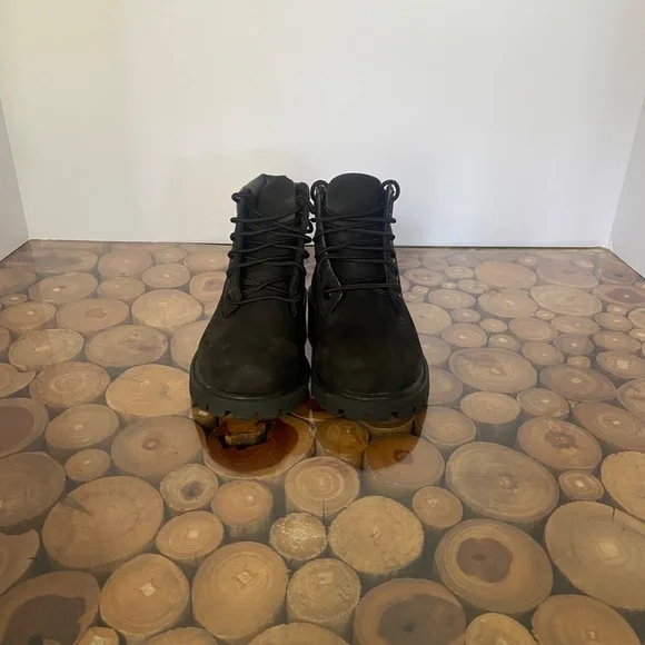 Black Toddler Timberland Boots - Picture 2 of 4